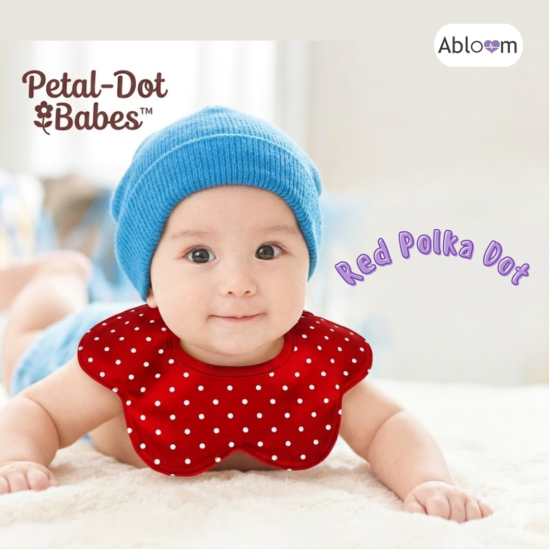 ผ้ากันเปื้อนเด็กซับน้ำลาย 360 องศา  ABLOOM 0080023001017_คละสี
